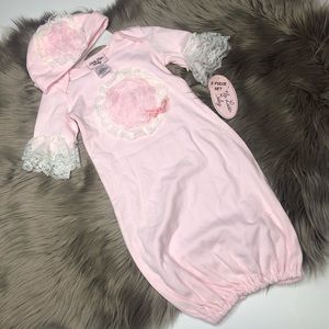 BOGO Baby Girl Two Piece Set Pajama One Piece 0-6M